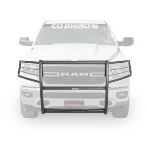Ram 1500 Grille Guard - Front - Go Rhino - 3100 Series StepGuard - Textured Black - `19-`24